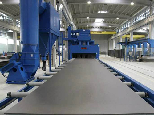 鋼板通過式拋丸機(jī)